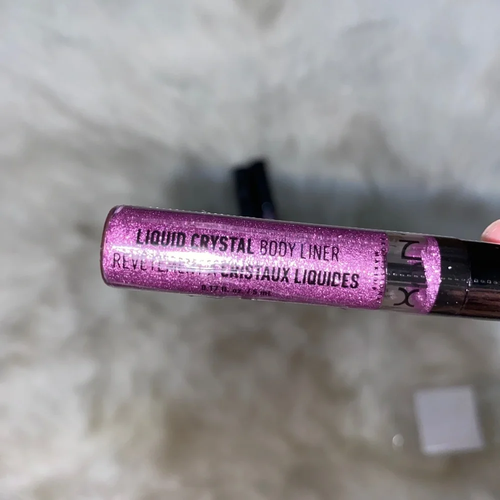 3 x NYX Crystal Liquid Body/Eyeliner Pink NEW